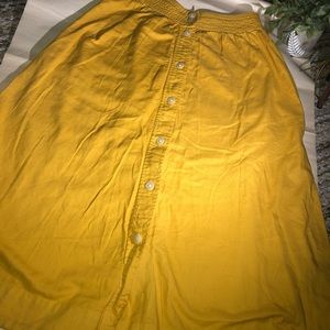 Madewell Button Down Skirt